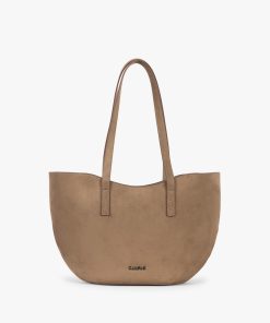 Haven Tulip Tote in Vegan Suede