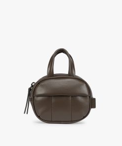 Luka Duffel Zip Bag Charm in Vegan Leather