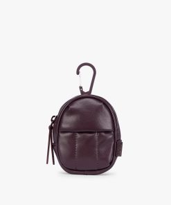 Luka Backpack Zip Bag Charm in Vegan Leather