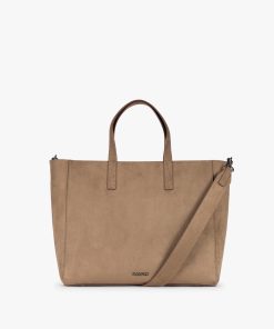 Haven 15 Laptop Tote Bag in Vegan Suede