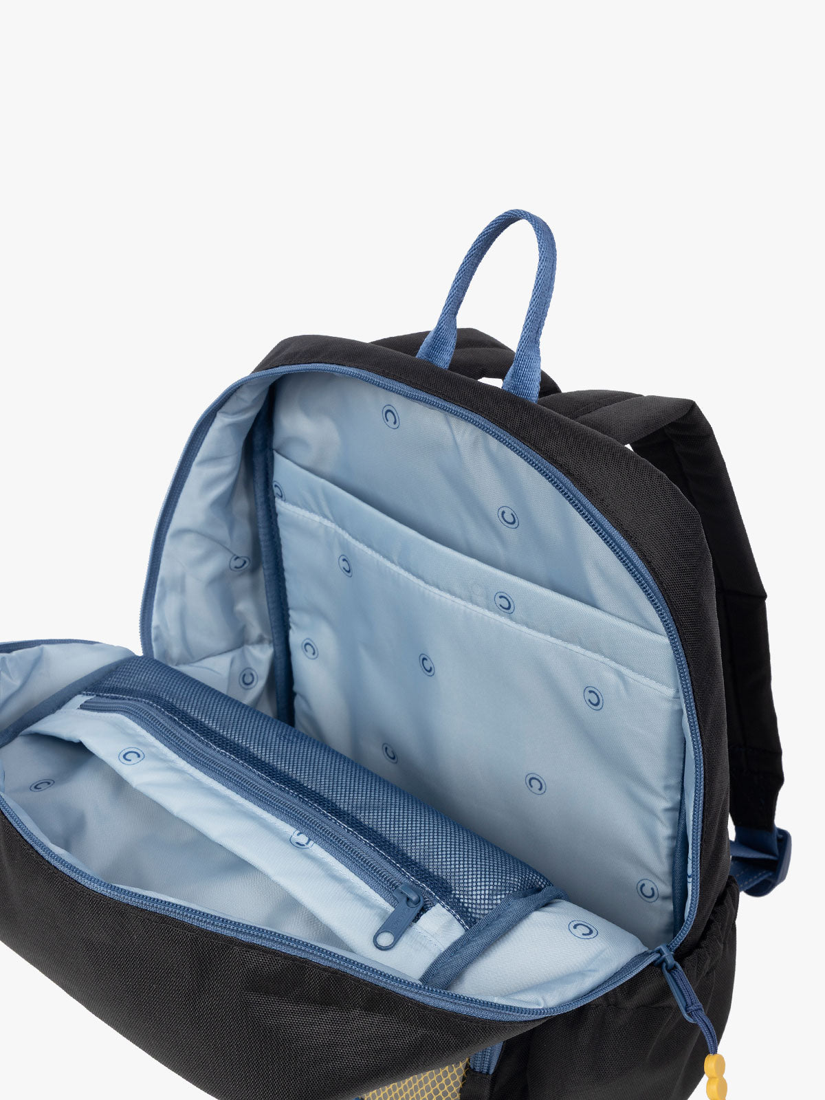 CKBM2501_KIDS_MEDIUM-BACKPACK_BLACK_OPEN-INTERIOR.jpg